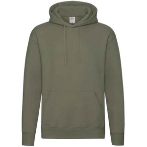 Fruit of the Loom Heren Premium Hoodie (Klassieke Olijf)