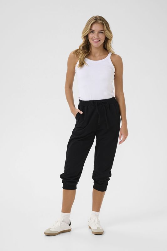Kaffe - Broek 'Anne' - Zwart - 7/8 Lengte - Tapered