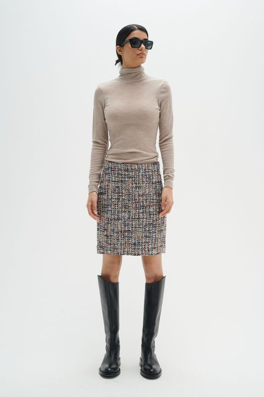 InWear, Dames, Truien, Bruin, Maat: L Wol,