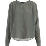 DreiMaster - Bloes met Lange Mouwen - Olijf - Casual Boho-Stijl