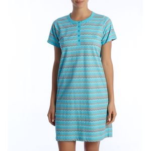 Vrouwen nachtjapon met korte mouwen KL45000