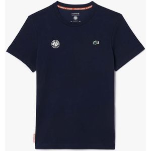 Lacoste - Sport Roland-Garros Edition - Tennis T-shirt - Blauw - Ultra Dry