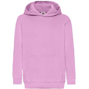 Fruit of the Loom Kinderen/Kinderen Classic Hooded Sweatshirt (Lichtroze)
