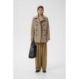 InWear, Dames, Mantels, Beige, Maat: S Leer,