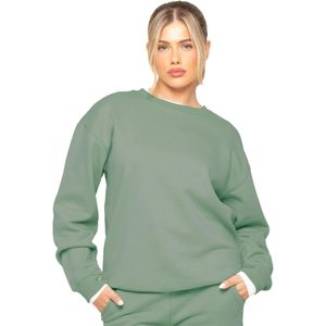 Enzo - Oversized Sweatshirt - Dames - Ronde Hals - Lange Mouwen - Geborstelde Binnenkant van Fleece