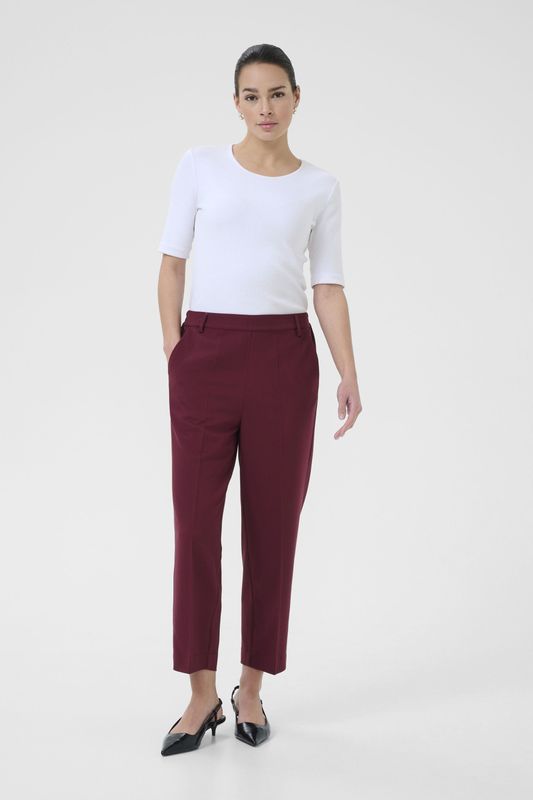 Kaffe Pantalon 'Sakura'  bordeaux