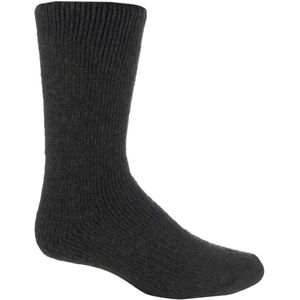 Heat Holders - 2,7 tog thermo wollen sokken voor heren - Houtskool