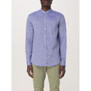 Emporio Armani - Overhemd - Lichtblauw - 100% Linnen