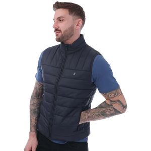 Farah Heren Arsenal gewatteerd gilet (Marine)