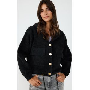 Cardigan tricoté boutonné