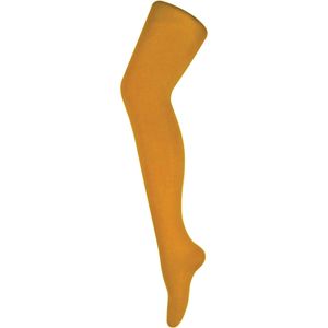 Dames 80 denier ondoorzichtige effen gekleurde panty's - Mosterd