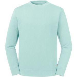 Russell Unisex Adult Reversible Organic Sweatshirt voor volwassenen (Aqua Blauw)