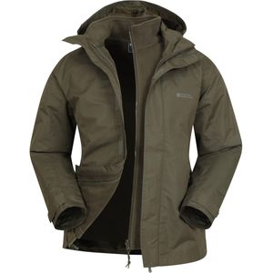 Mountain Warehouse Heren Fell II 3 in 1 jas (Khaki)