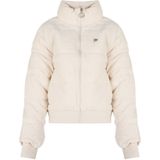 Fila - Gewatteerd Jack - Beige - Met Opstaande Kraag en Logo