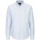 19v69 ITALIA - Rocco Stripe - Overhemd - Blauw - Katoen