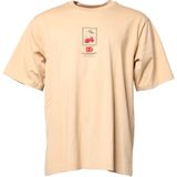 Dolce & Gabbana - Short Sleeve T-shirt - Beige - Regular Fit