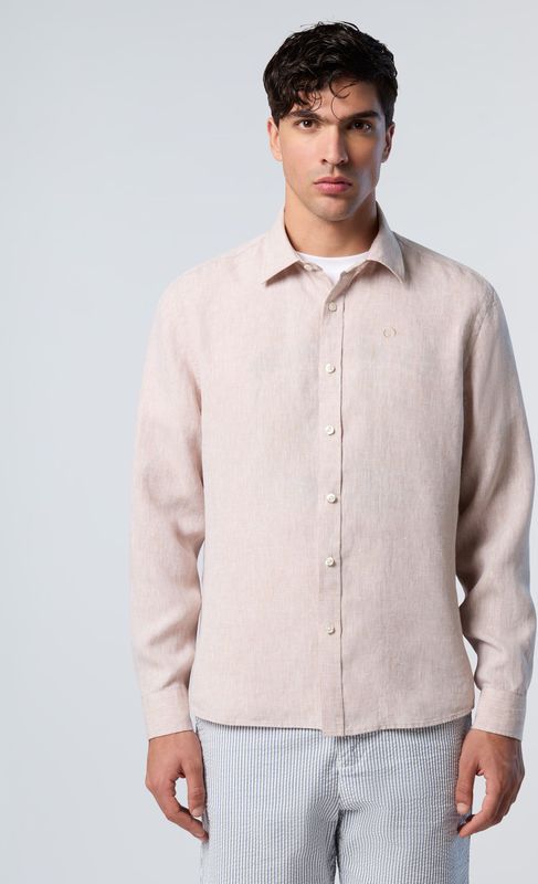 Linnen Lange Mouwen Shirt