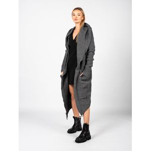 La Haine - Iside Us - Cardigan - Grijs - Unisex