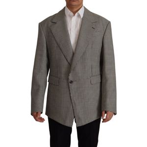 Geruite Single Breasted Jacket Blazer