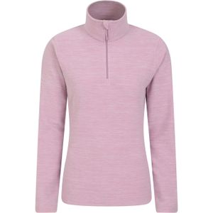 Mountain Warehouse Dames/dames Snowdon Gemêleerd Fleece Top (Lichtroze)