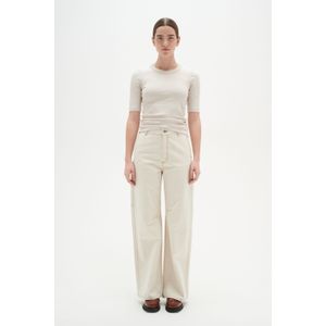 Jersey top Slim fit Ecru