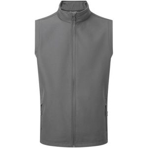 Premier Heren Windchecker Gerecycled Printbaar Gilet (Donkergrijs)