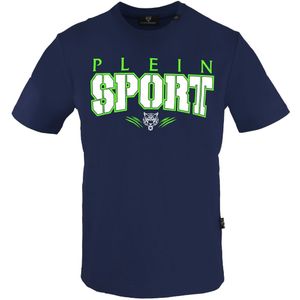 Plein Sport - Bold Sport Logo - T-shirt - Marineblauw - Slim Fit