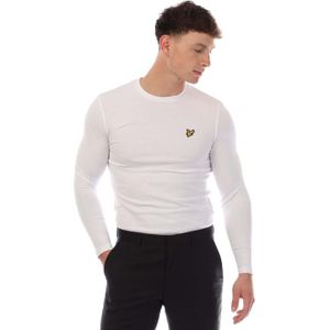 Lyle & Scott Effen T-shirt met lange mouwen voor heren (Wit)