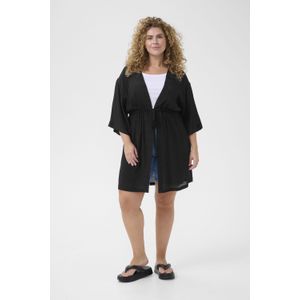 Driekwartbroeken - Loose Fit - Zwart - 65% Viscose, 35% Polyester