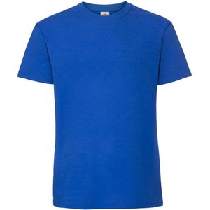 Fruit of the Loom Heren Iconic Premium Ringspun Katoen T-Shirt (Koningsblauw)