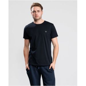 Men's Gant Original Short Sleeve T-Shirt in Black