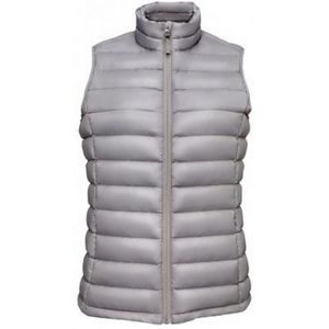 SOLS Vrouwen/dames Wilson Lichtgewicht Gewatteerde Bodywarmer (Metaalgrijs) - Maat M