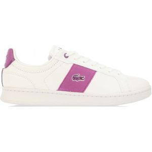 Lacoste Carnaby Pro Sneakers Voor Dames, Wit-paars - Maat 38