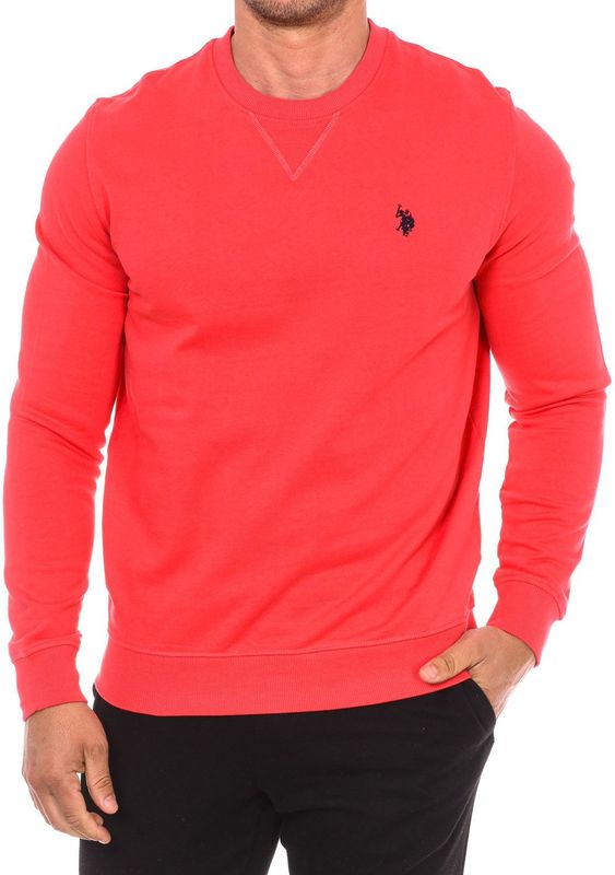 U.s. Polo Assn. - Rood - Sweatvest - Heren - Katoen - Ronde Hals