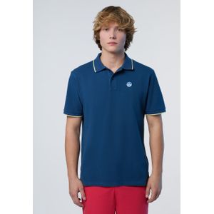 North Sails Polo overhemd Met contrasterende boorden