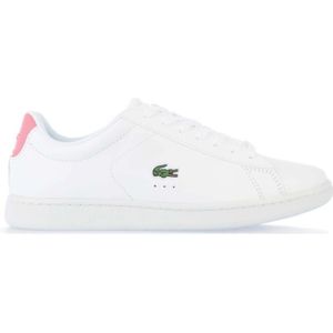 Lacoste Carnaby EVO Sneakers Voor Dames, Wit-roze - Maat 42