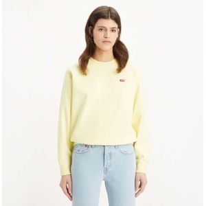 Levis Dames/Dames Crew Hals Standaard Sweatshirt (Geel)