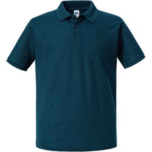 Russell Heren Authentiek Piqué Poloshirt (Benzineblauw)
