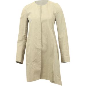 Marni Lange Jas in Beige Katoen