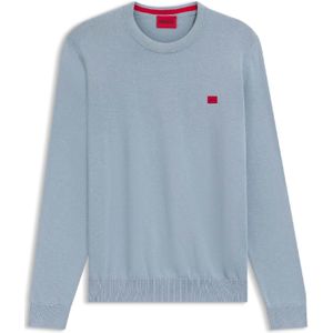 Heren Hugo San Cassius-C1 Katoenen Trui in Blauw
