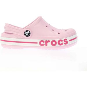 Girl's Crocs Junior Bayaband Clogs In Pink - Maat 29