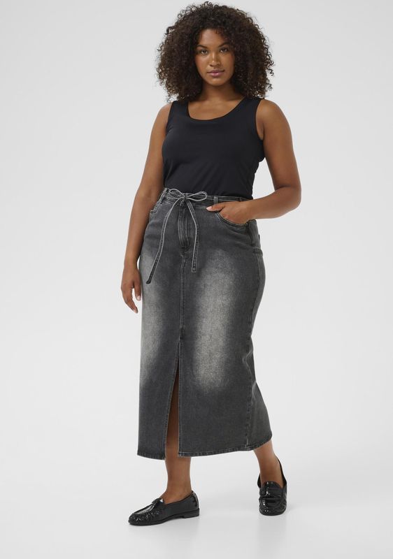 Denim rok KCally Regular fit grey