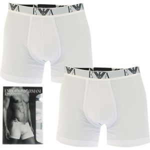 Armani Boxershorts Voor Heren, Set Van 2, Wit - Maat XL