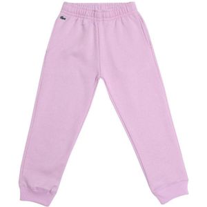 Boy's Lacoste Kids Sport Fleece Sweatpants In Pink - Maat 6J / 116cm
