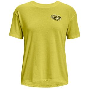 Under Armour UA Boost Your Mood T-shirt voor dames, geel