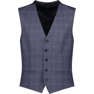 Ted Baker Geruite slanke herenvest (Blauw)