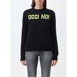 MC2 Saint Barth - Zwarte Kasjmier Trui - Dames - Lange Mouwen - Ronde Hals