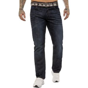 Enzo | Designer-jeans voor heren met normale pasvorm - Indigo
