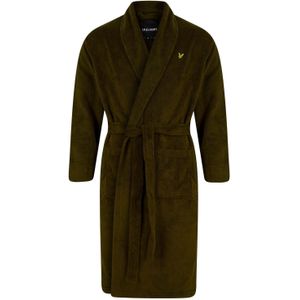 Lyle & Scott Badjas voor heren met logo (Groen)