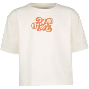 Raizzed T-shirt FAYA met printopdruk offwhite